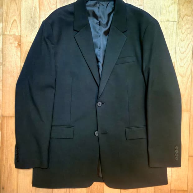 무신사 스탠다드 오버사이즈 자켓 블랙 XL

