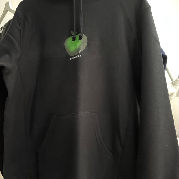 슈프림 1997 애플로고 후드티