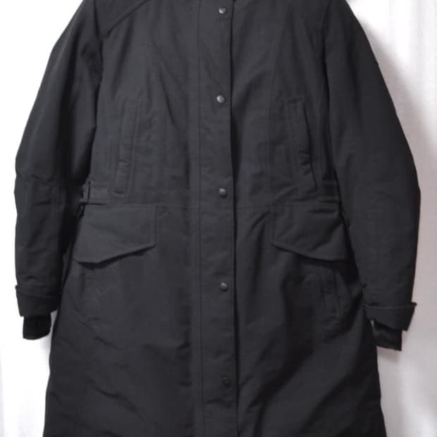 노스페이스/여성롱패딩구스다운후드점퍼(사이즈77)