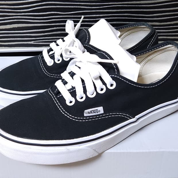 VANS 반스 어센틱 블랙 스니커즈 250