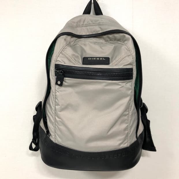 DIESEL 디젤 가죽 나일론 백팩 가방