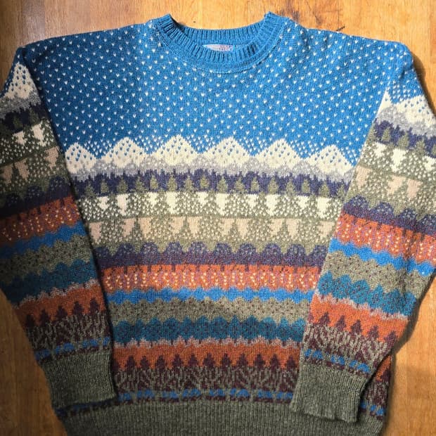 PENDLETON 버드아이 니트 Made In USA 
