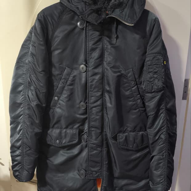 95 알파인더스트리 N3B 야상 파카 네이비