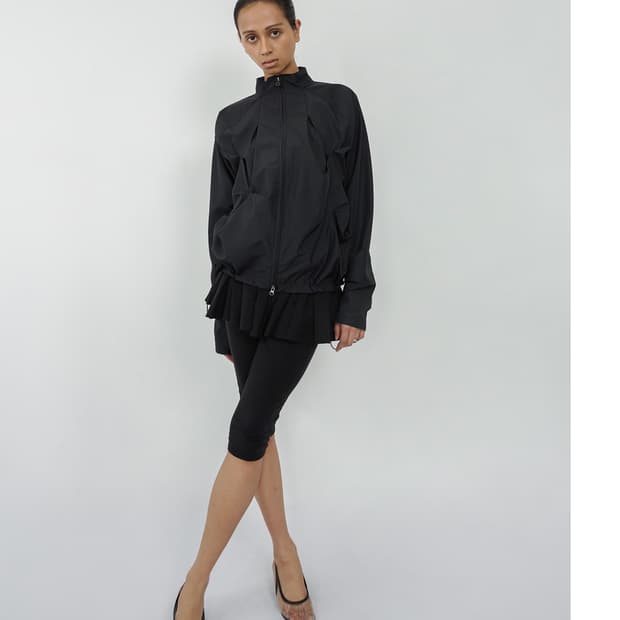 Nache Pintuck wind breaker UNISEX BK