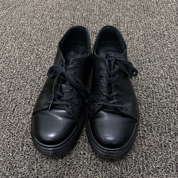 닥터마틴 단테 가죽 스니커즈 구두 로퍼 블랙 270