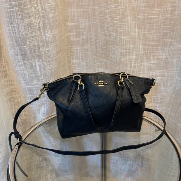 정품 코치 가죽 토트백 크로스백    