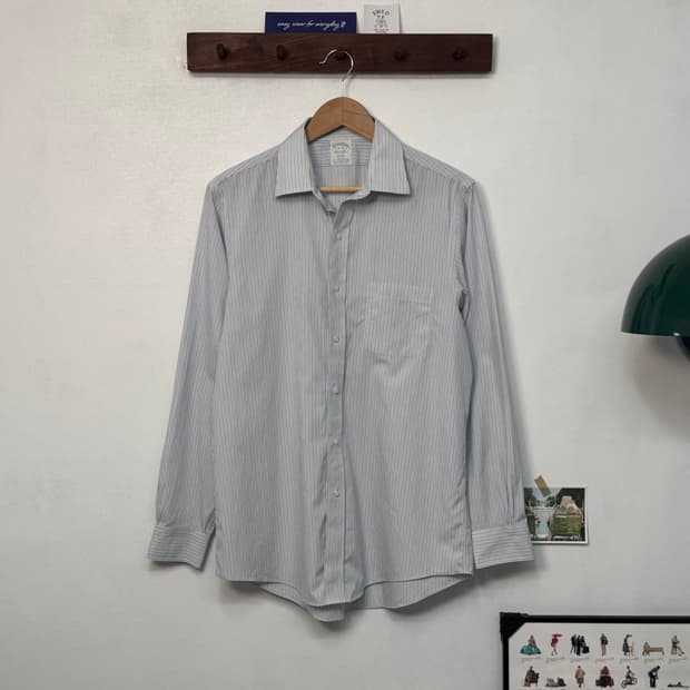 BrooksBrothers  multi stripe Shirt/S10
