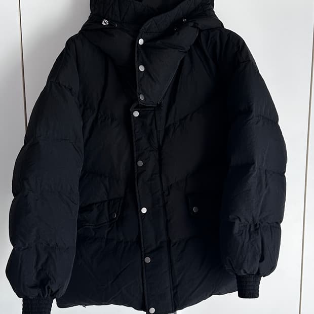 [M] hgbb studio 다운 파카 패딩 블랙