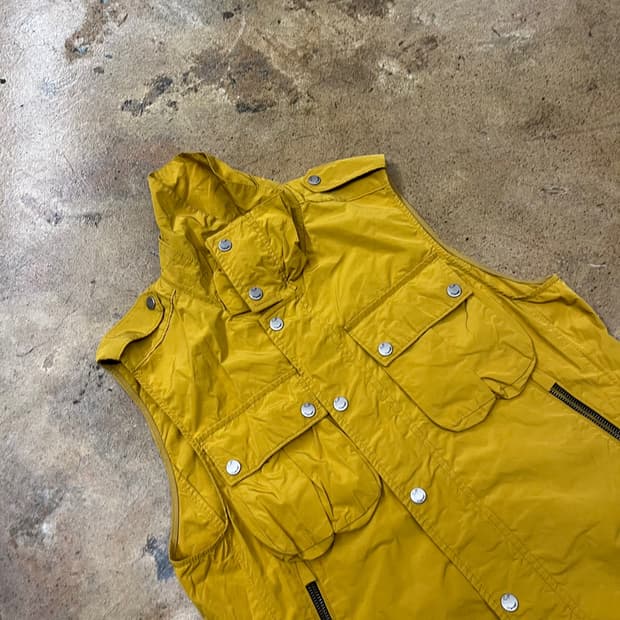 [정품/100] cp컴퍼니 머스타드 포켓 베스트 조끼 b10