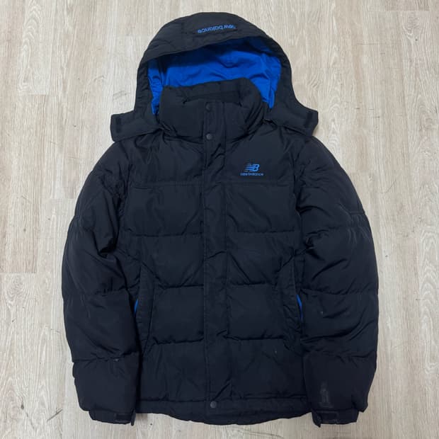 뉴발란스 덕다운 후드 패딩 S/90 