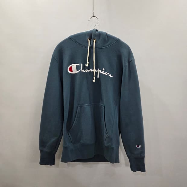 챔피온 레드택 리버스위브 스펠로고 자수 기모 후디 M