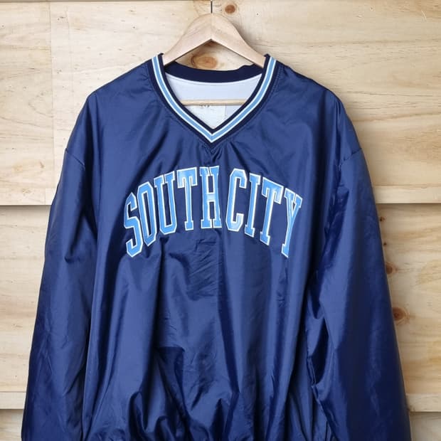 DeLONG USA South City 네이비 윈드 자켓 2XL