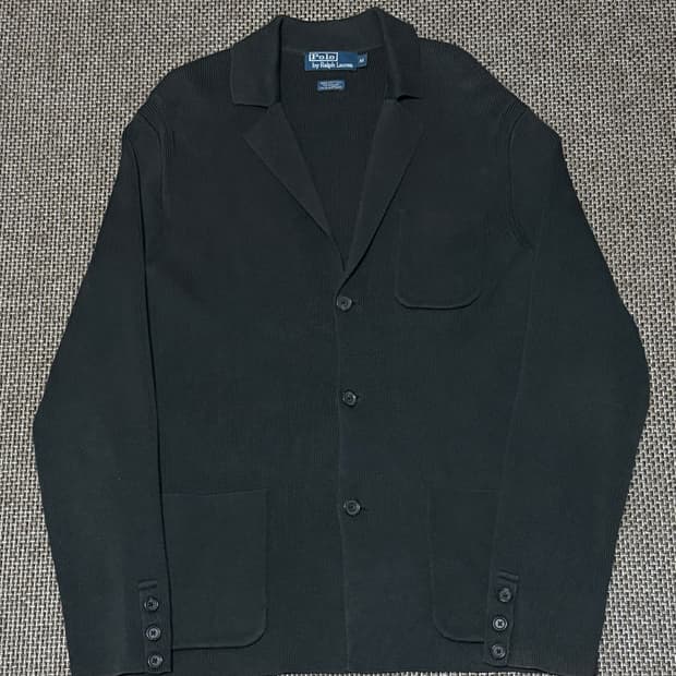 폴로랄프로렌 면 혼방 3버튼 자켓