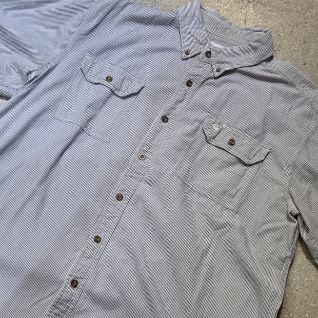 칼하트 스트라이프 반팔셔츠