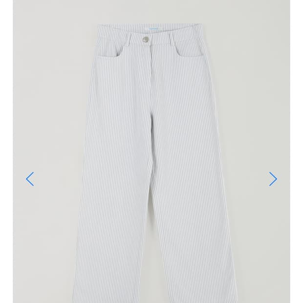 타낫 shell stripe pants gray 