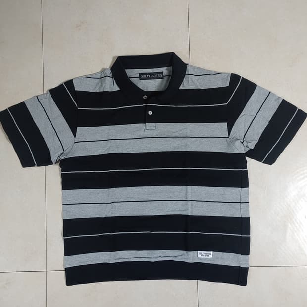 와코마리아 스트라이프 폴로티