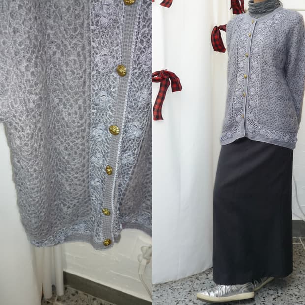 lavender cottage cardigan