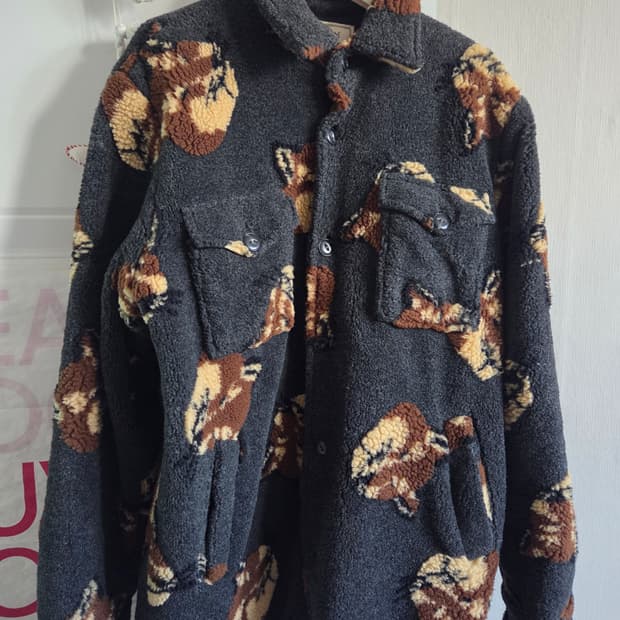 메종키츠네 뽀글이 자켓 L