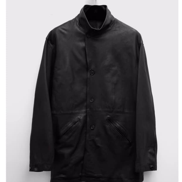 구매)유스 워시드 레더 자켓 s
