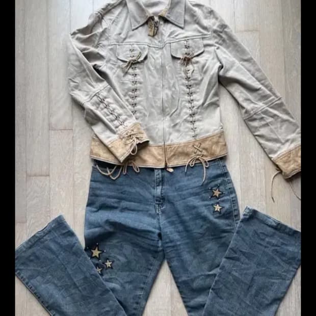 와이즈걸 빈티지 웨스턴 코디셋