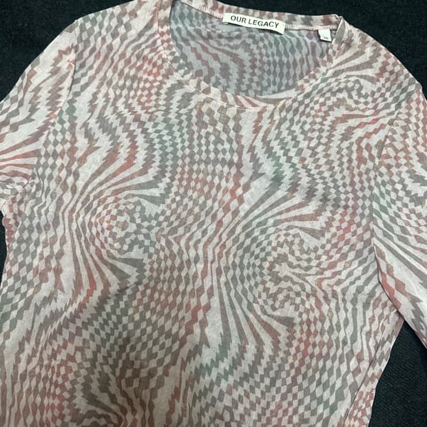아워레가시 슈퍼슬림 롱슬리브 Hypnosis Tartan Print