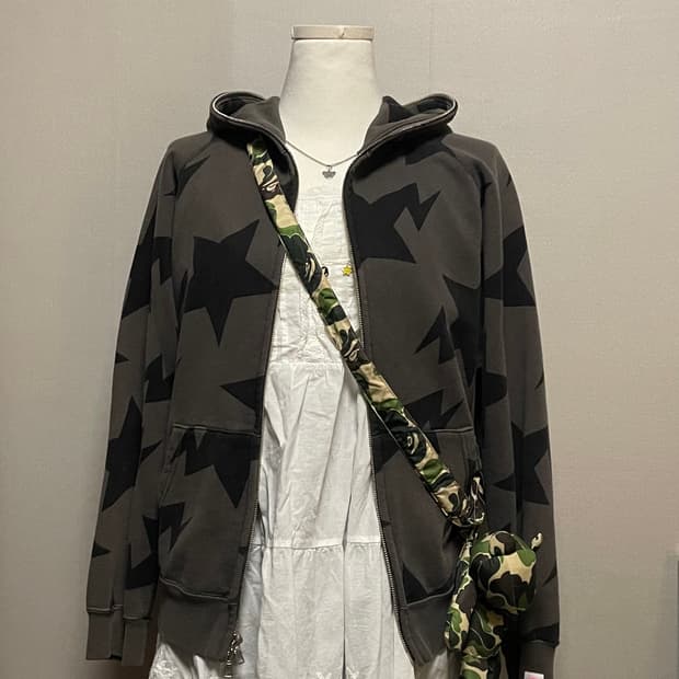 베이프 스타 집업 