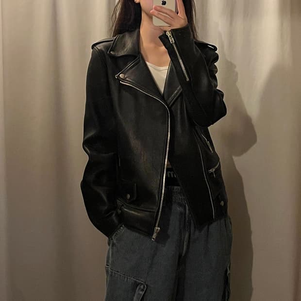 이태리제 양가죽 자켓