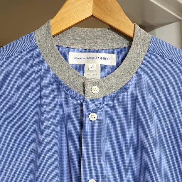 꼼데가르송 셔츠 노카라 셔츠