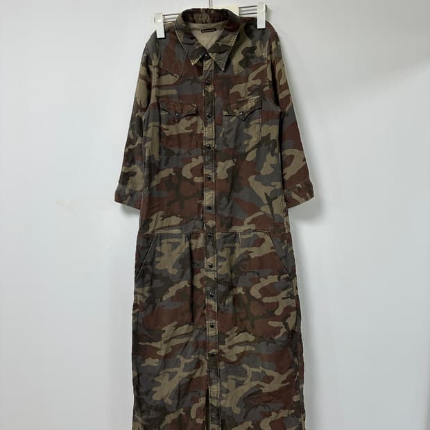 [캐피탈] kapital camo shirt dress