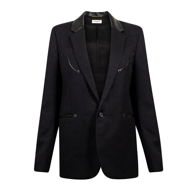 급처 생로랑 테일러드 블레이저 웨스턴 F38 사이즈