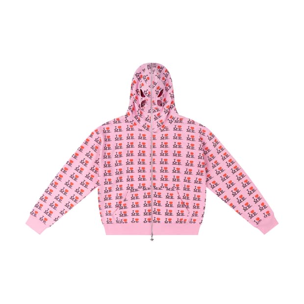 애슐리윌리엄스 PINK I HEART ME BUTTERFLY HOODIE