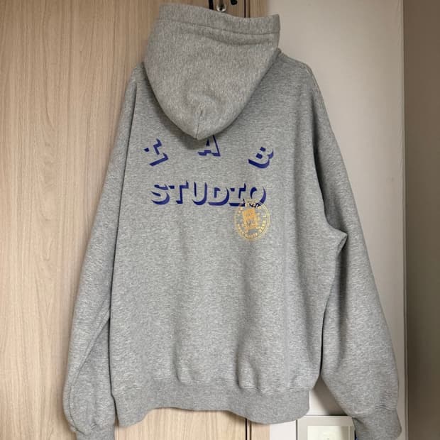 아이앱스튜디오 스토리지 룸 후드티 그레이 xxl