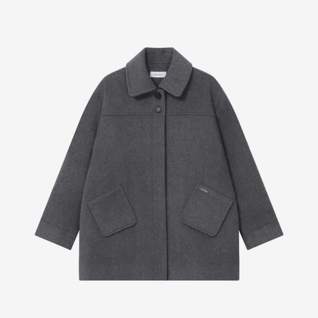 미세키서울 Slate half coat GREY