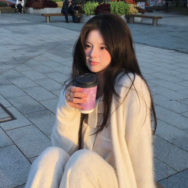 (마지막장/새상품)누아누아 뉴라쿤 오버 가디건 아이보리