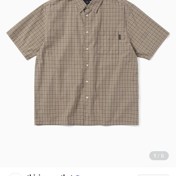 디스이스네버댓 plaid shirts 구해요