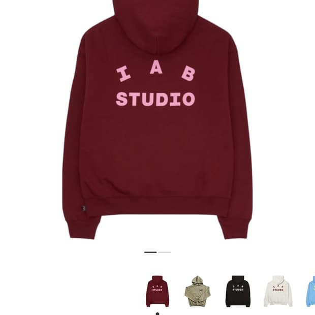 아이앱 스튜디오 후드티 M