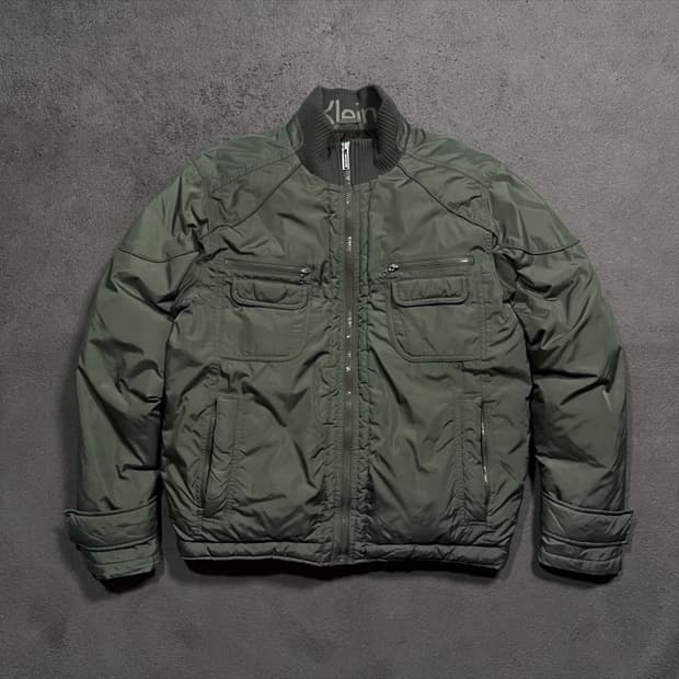 캘빈클라인 멀티포켓 덕 다운 패딩자켓