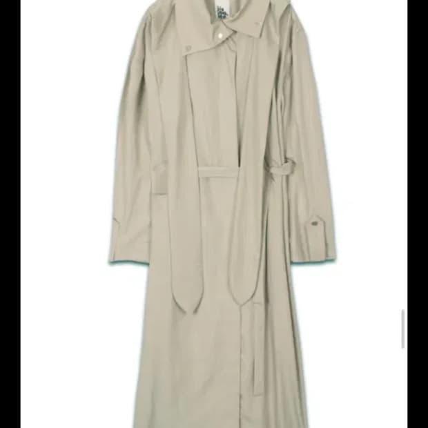 jiisoolee Shoulder strap coat 코트 베이지