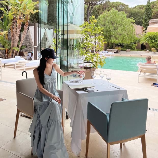 Saint-tropez dress (tiffany blue)