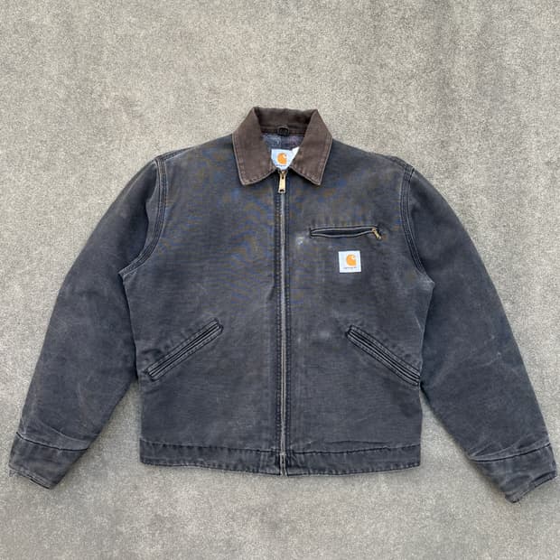 (M) Carhartt detroit JB105 BLK