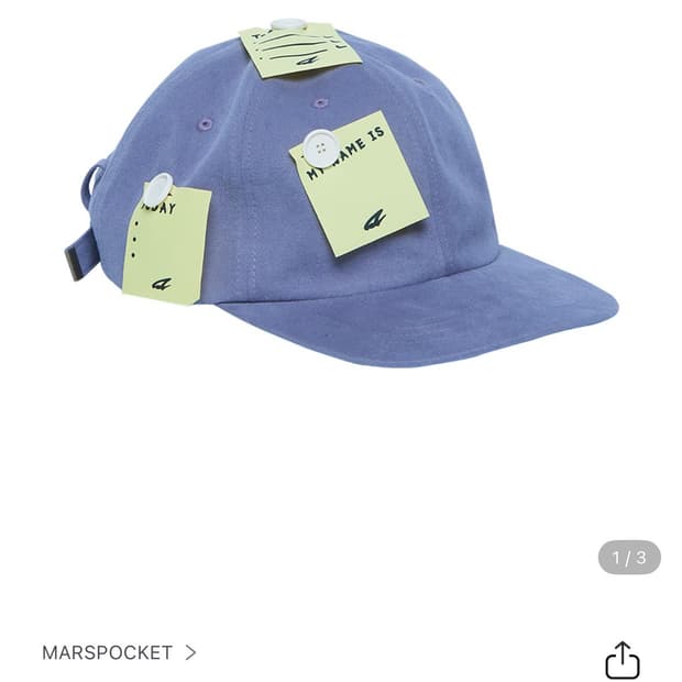 마스포켓 포스트잇 모자