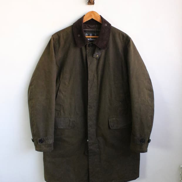 바버 나린 왁스 자켓 