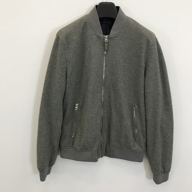 자라 그레이 봄버 블루종자켓 [L]