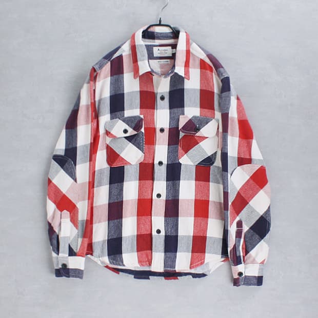 ALCARZA _ heavy flannel cotton shirt