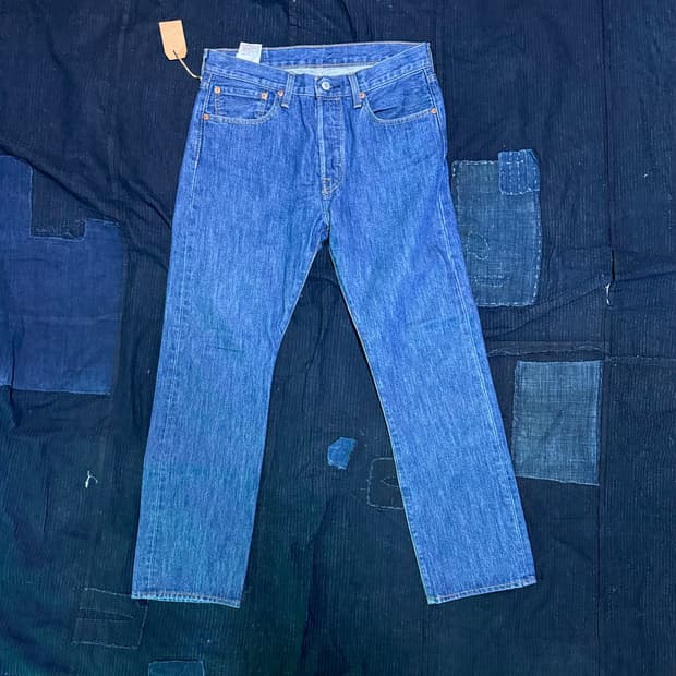 리바이스 501 스트레이트 핏 데님 팬츠 32