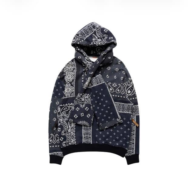 캐피탈 반다나 케사 후드 블랙