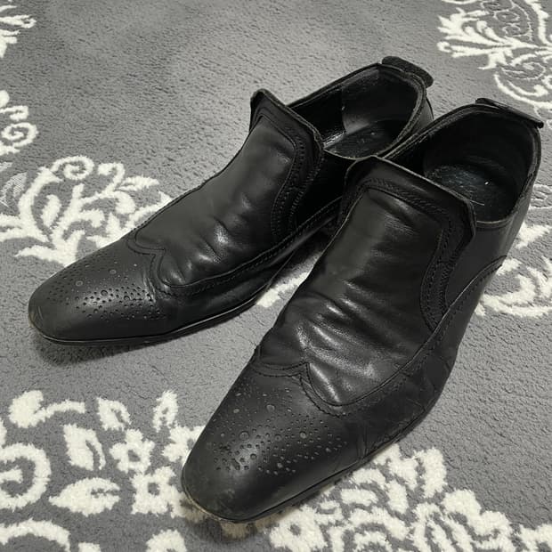 Whoop de doo Brogue Slip-On Shoes