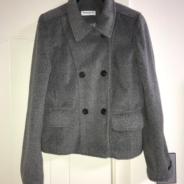 빈티지 더블 숏코트