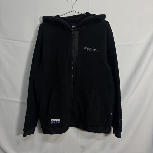 디스커버리 후리스 후드 집업 자켓