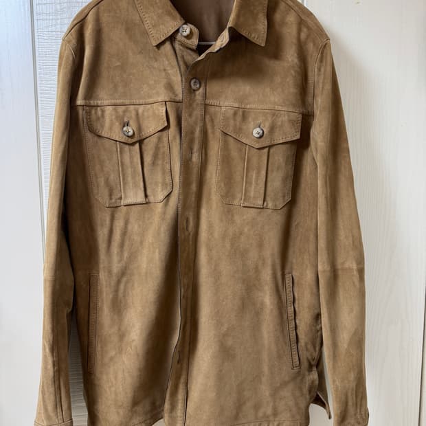 마시모두띠 가죽 셔켓